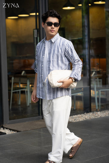 Classic Vertical Stripe Shirt