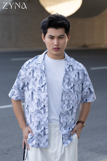 Palm Breeze Cuban Shirt