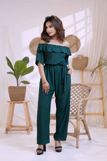 Off-Shoulder Serenity Jumpsuit