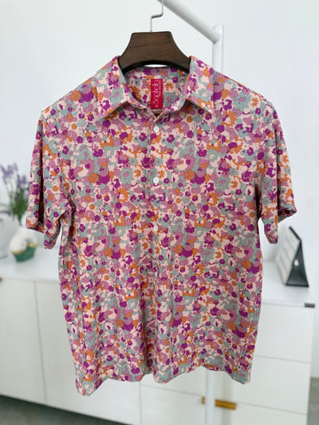 ZYNA Baggy Fits Confetti Flora Shirt