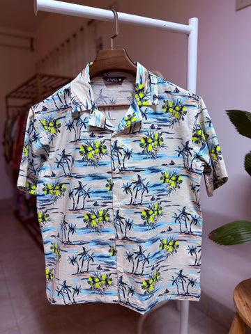 Beachscape Print Shirt