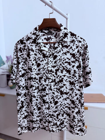 Monochrome Splash Shirt