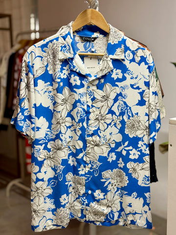Azure Bloom Shirt