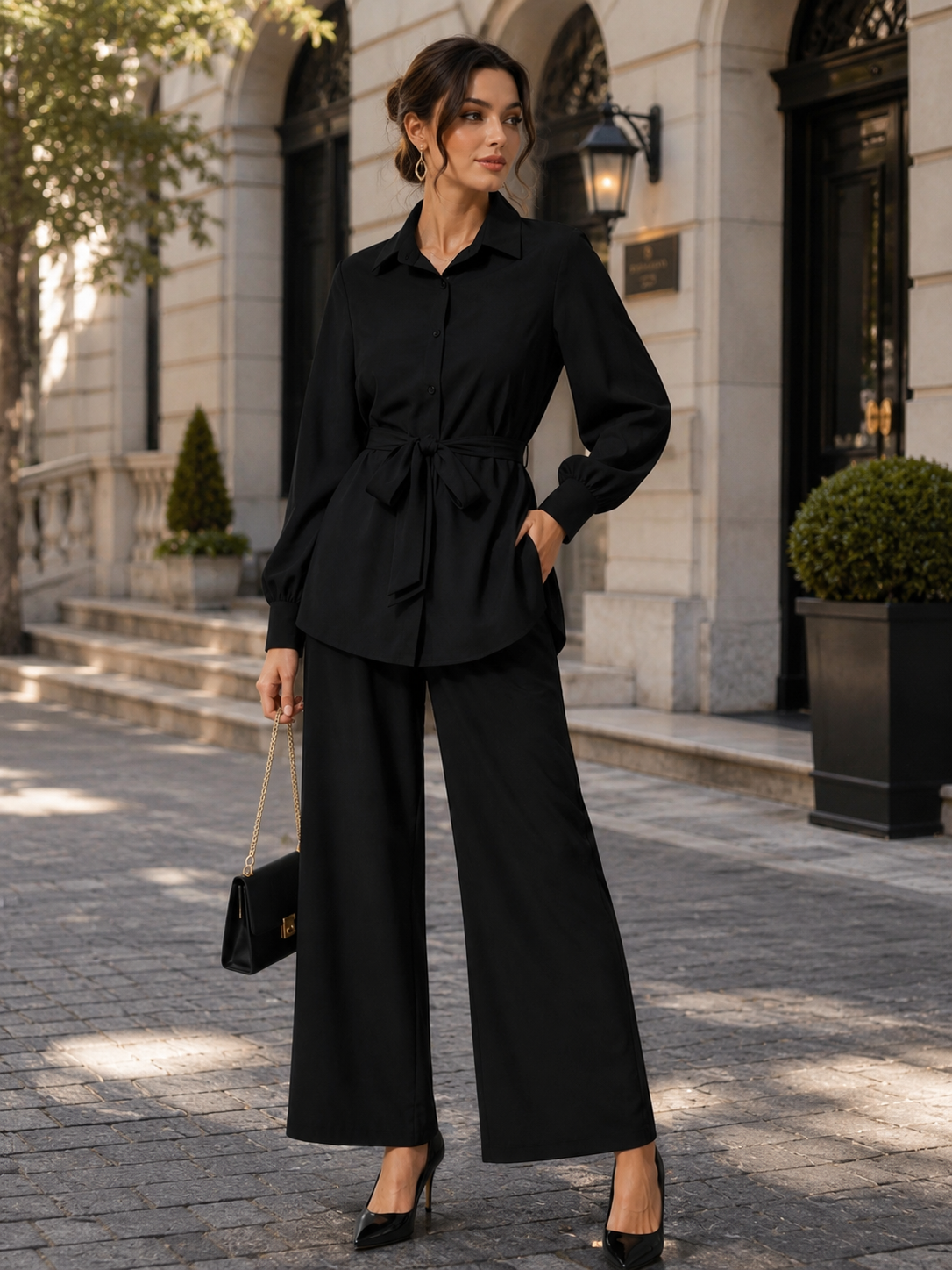 Executive Chic Black Co-Ord