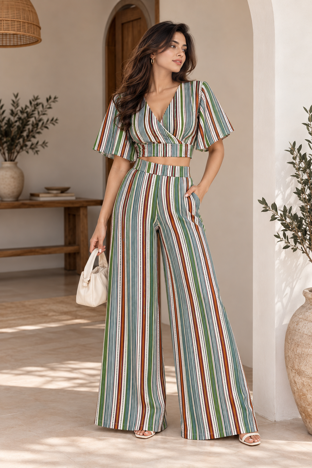 Elara Striped Co-Ord Set