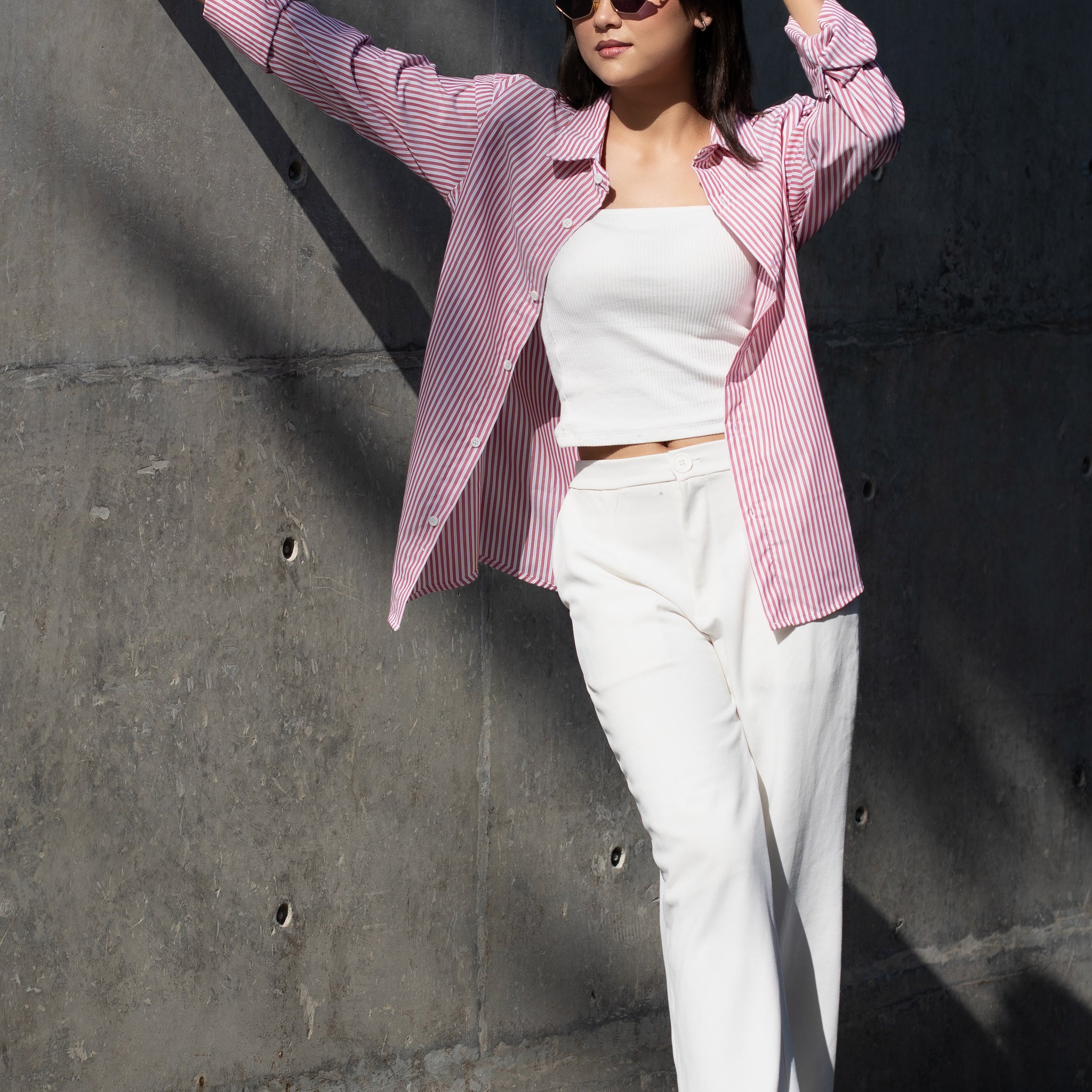 Pink Striped Breeze Shirt