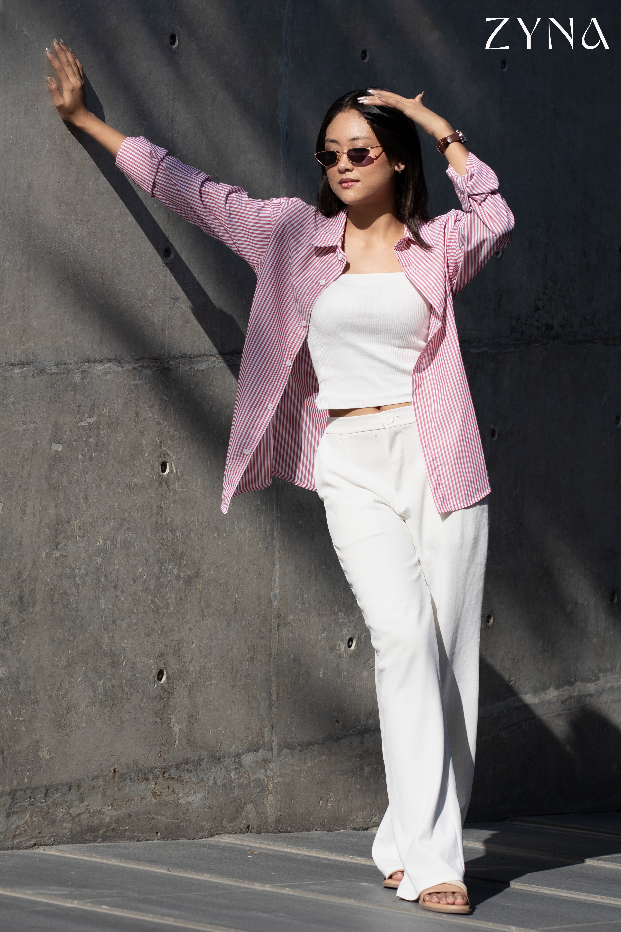 Midtown Pink Stripe Shirt