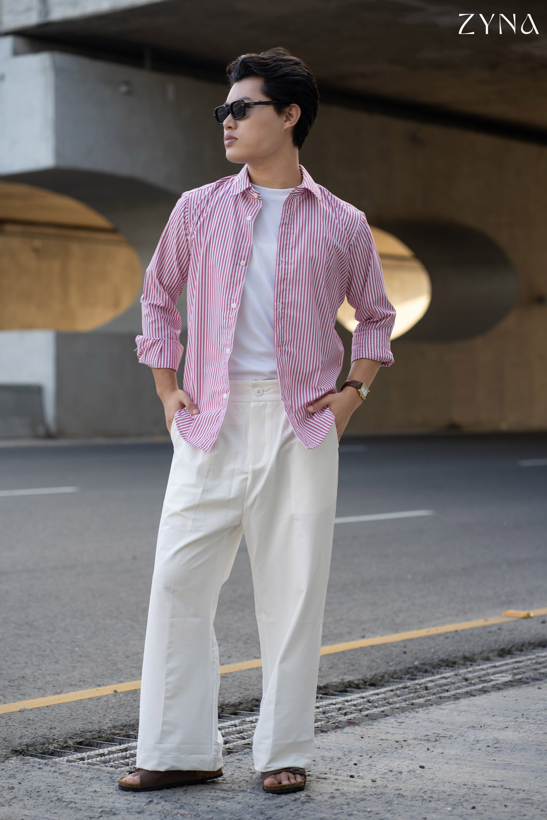 Midtown Pink Stripe Shirt