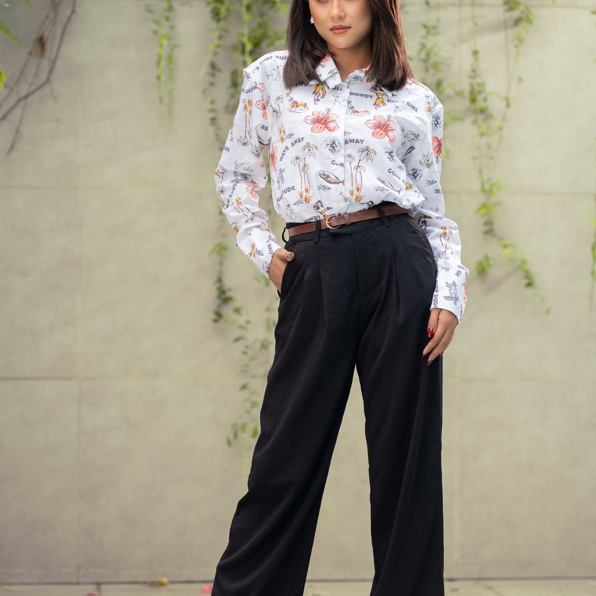Paradise Print Casual Shirt