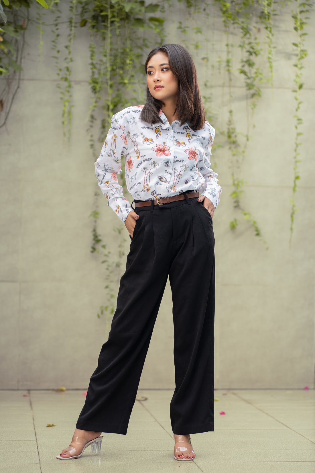 Paradise Print Casual Shirt