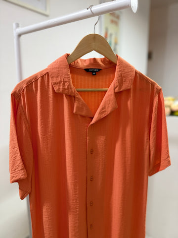 Zyna Summer Cuban Collar Shirt
