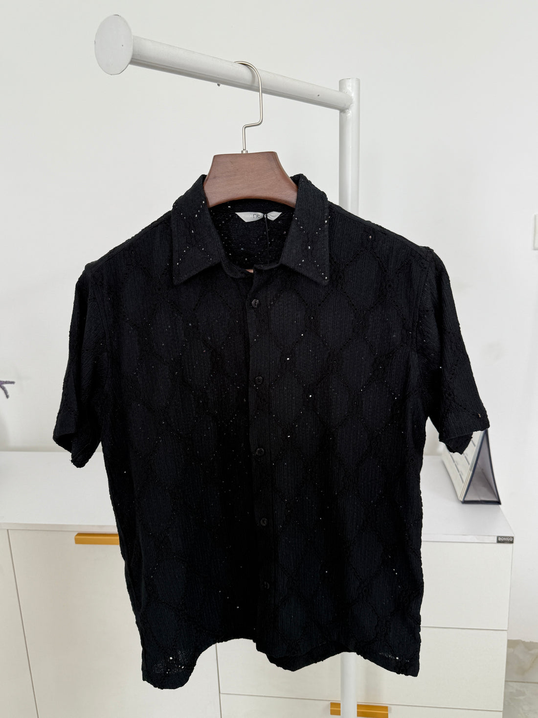 ZYNA Midnight Mesh Shirt