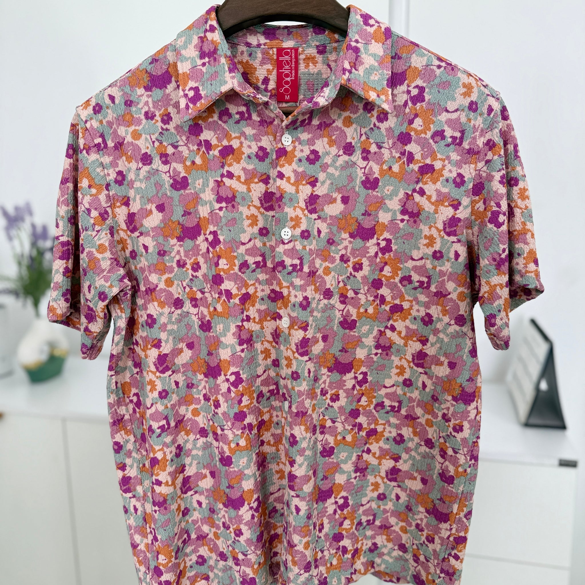 ZYNA Baggy Fits Confetti Flora Shirt