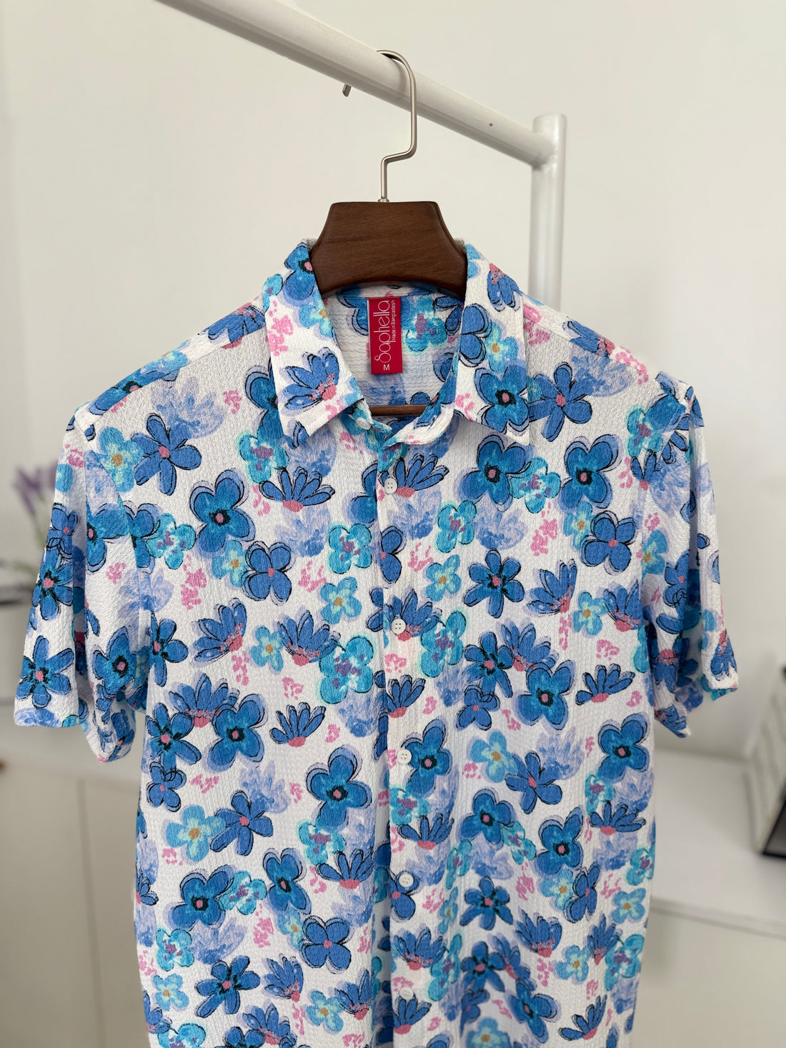 Blue Bloom Baggy Fits Shirt