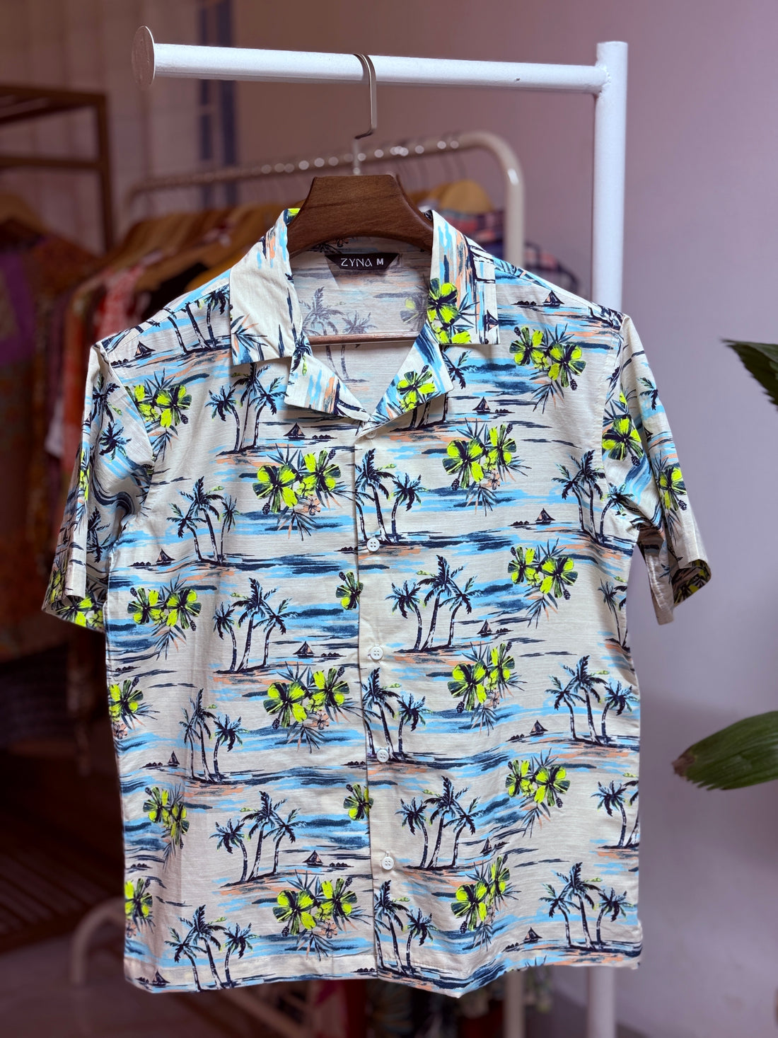 Beachscape Print Shirt