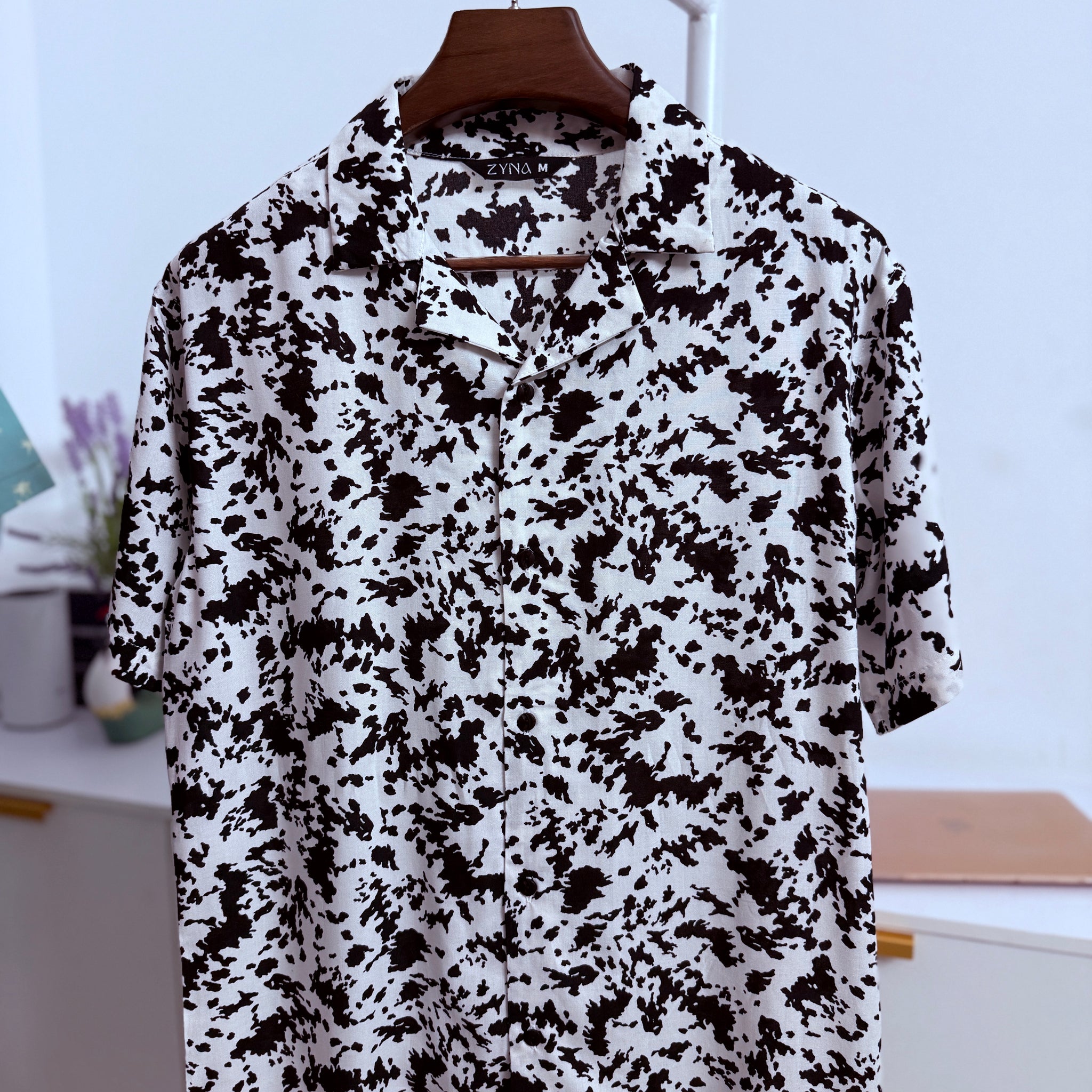 Monochrome Splash Shirt