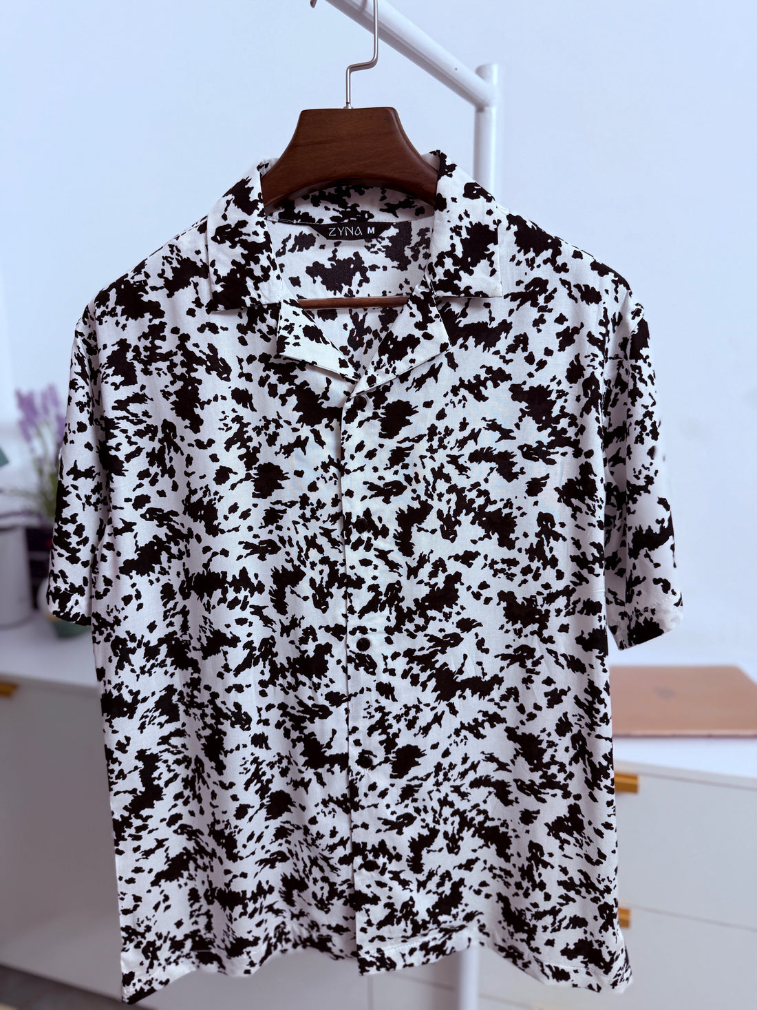 Monochrome Splash Shirt
