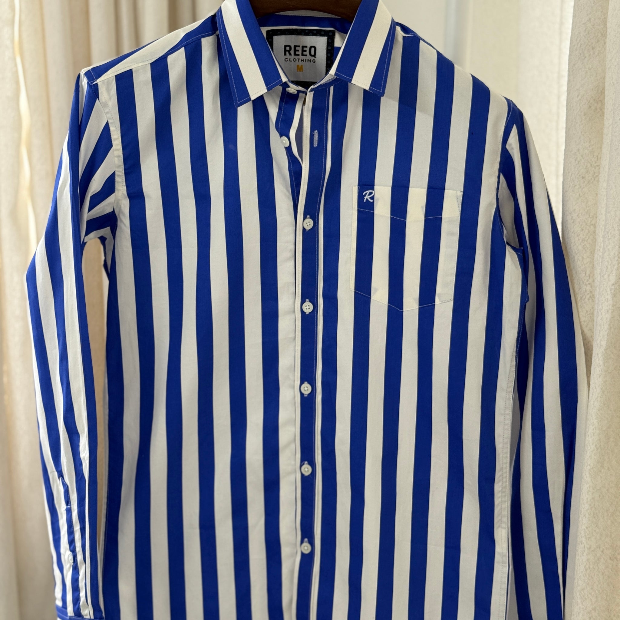 Royal Charm Vertical Stripe Shirt