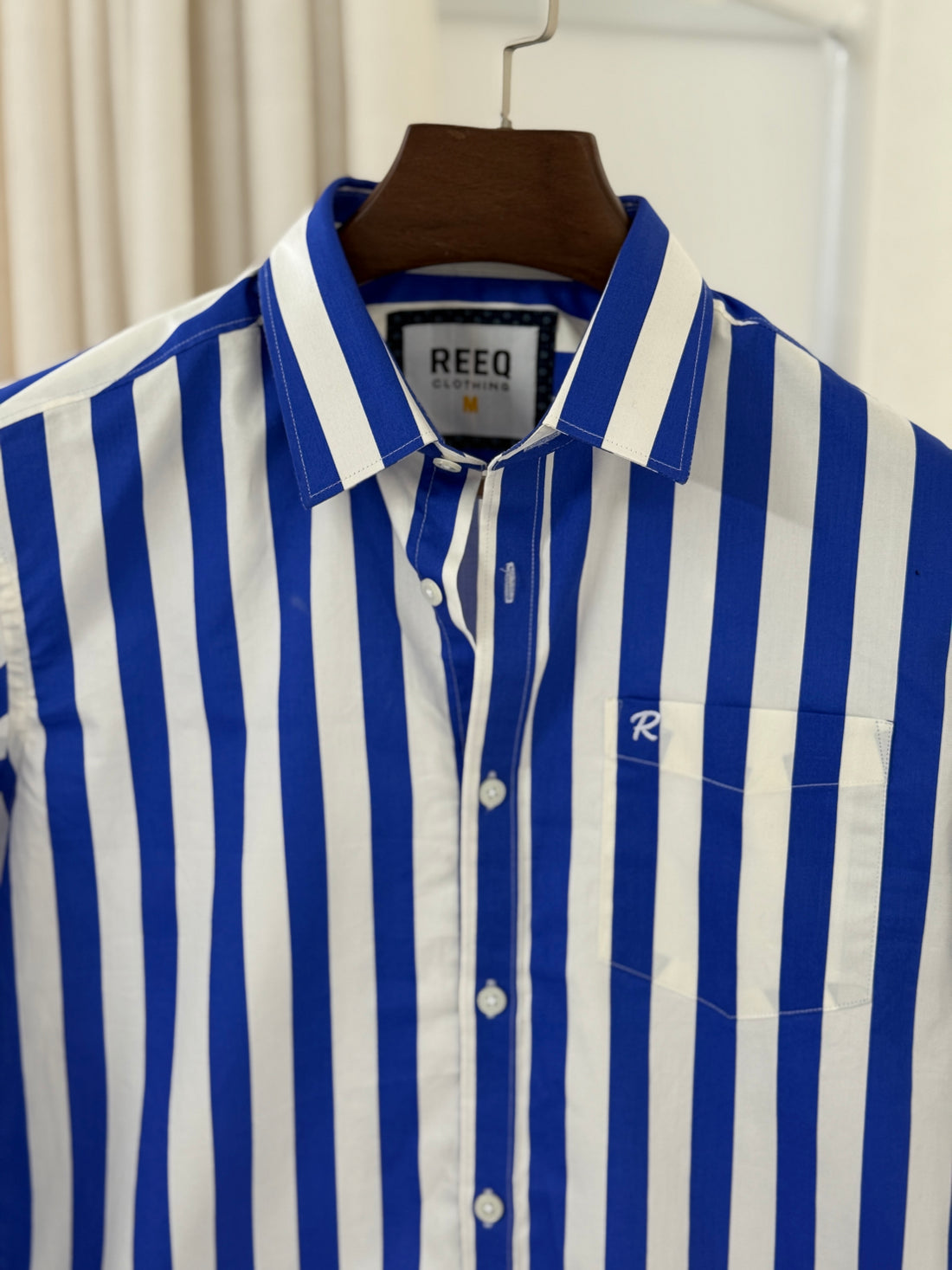 Royal Charm Vertical Stripe Shirt