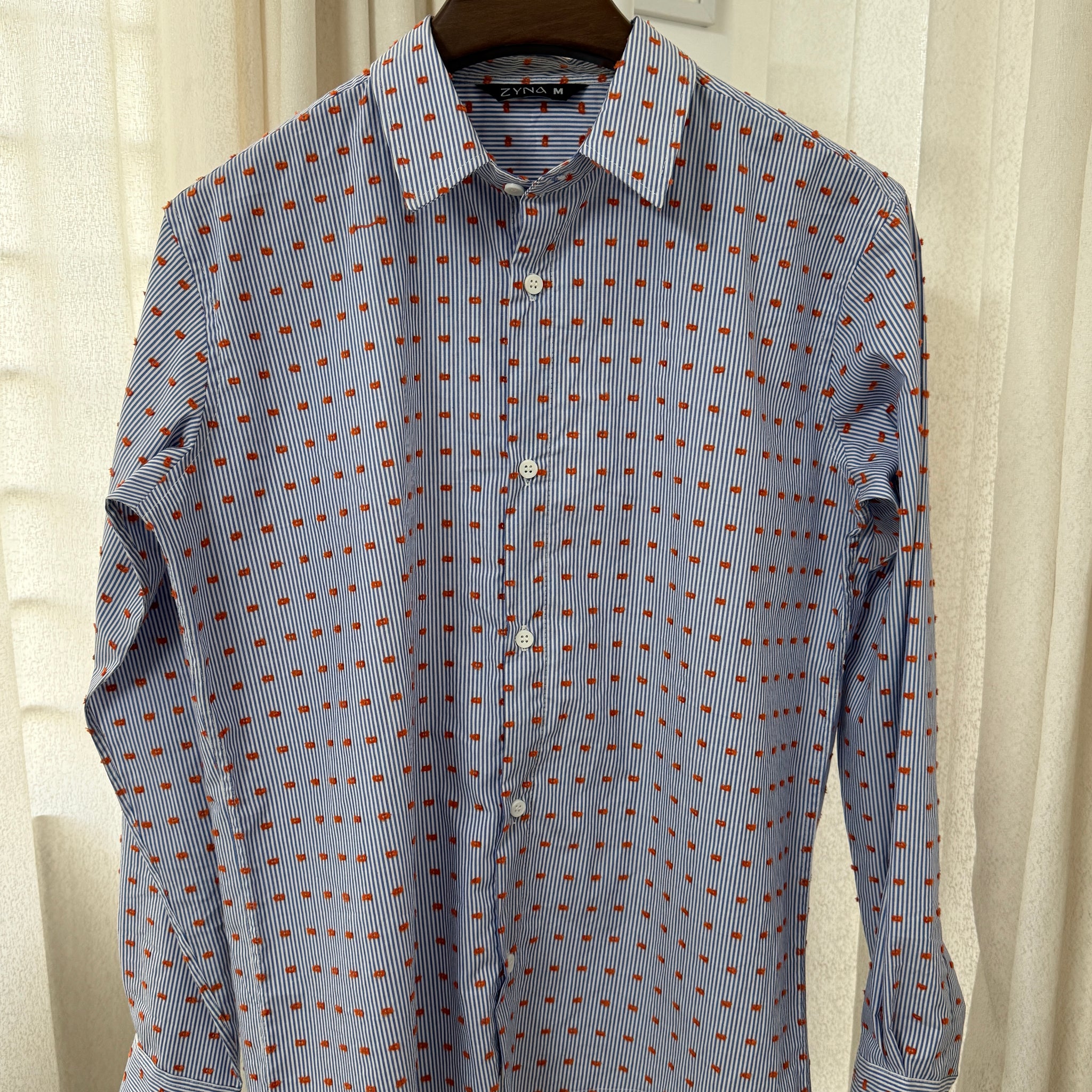 Abstract Checkered Stripe Shirt